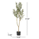 20CM Artificial Olive Tree – Realistic Pre-Potted Evergreen for Home Décor & Indoor Greenery
