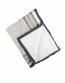 Greenwich Cotton Quilt – Hand-Quilted, Block-Printed, Hypoallergenic Cotton Voile | Reversible Design