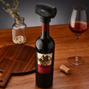 Electronic wine saver cap for preserving wine flavor and aroma