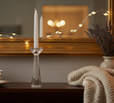 Luxury faceted glass candle holders for home décor