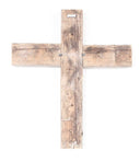 Rustic Reclaimed Wood Cross – Farmhouse Wall Décor & Inspirational Accent