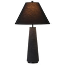 Modern 28” Black Ceramic Table Lamp with Black Cone Shade – Elegant Home Lighting