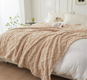 Cozy Sherpa Fleece Throw – Soft Winter Blanket with Plush Flannel & Sherpa Lining