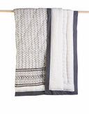 Greenwich Cotton Quilt – Hand-Quilted, Block-Printed, Hypoallergenic Cotton Voile | Reversible Design