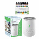 Pursonic USB Air Purifier with True HEPA Filter & 6-Pack Essential Oils – Compact Aromatherapy & Clean Air System