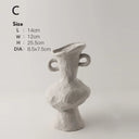 Minimalist Nordic Ceramic Flower Vase – Hydroponic Bud Holder