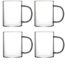 Japanese-Style Heat-Resistant Glass Tea Cups – Set of 1/4/6