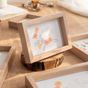 Wooden Shadow Box Photo Frame – Desk & Wall Display with Depth