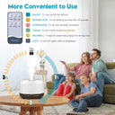 500ml Ultrasonic Aromatherapy Diffuser – Remote-Controlled Mist with 7-Color LED Glow