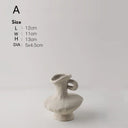 Minimalist Nordic Ceramic Flower Vase – Hydroponic Bud Holder