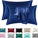 Set of 2 Satin Pillowcases – Luxuriously Soft & Silky for Hair and Skin
