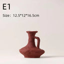 Minimalist Nordic Ceramic Flower Vase – Hydroponic Bud Holder
