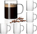 Japanese-Style Heat-Resistant Glass Tea Cups – Set of 1/4/6