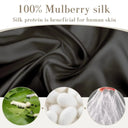 100% Mulberry Silk Sleep Mask – Soft Padded Light-Blocking Eye Mask