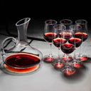 European-Inspired Wine Glass & Decanter Set – Vintage Aesthetic