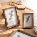 Wooden Shadow Box Photo Frame – Desk & Wall Display with Depth