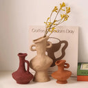 Minimalist Nordic Ceramic Flower Vase – Hydroponic Bud Holder