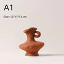 Minimalist Nordic Ceramic Flower Vase – Hydroponic Bud Holder