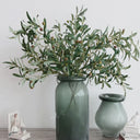 Set of 3 Faux Olive Tree Branches – Minimalist Greenery for Home Styling