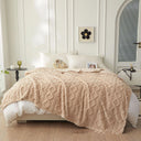 Cozy Sherpa Fleece Throw – Soft Winter Blanket with Plush Flannel & Sherpa Lining