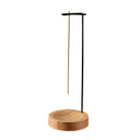 Wooden Backflow Incense Burner – Round Tower for Tranquil Aromatherapy