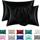 Set of 2 Satin Pillowcases – Luxuriously Soft & Silky for Hair and Skin