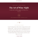 The Art of Wine Night — Digital Guide cover, Edition No. 01 of 05