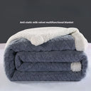 Luxe Sherpa Blanket – Ultra-Soft Coral Fleece Throw for Winter Warmth