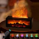 Ultrasonic Aroma Diffuser & Air Humidifier – Simulated LED Firelight