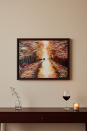 Autumn Walk framed lifestyle
