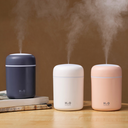 Mini Portable Air Humidifier & Aroma Oil Diffuser – 300ml Ultrasonic Mist with Colorful Night Light