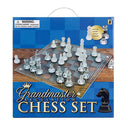 glass board game set for family and home decor use